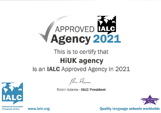 IALC approved agency 2021-2022